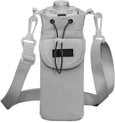 Bolsa portabotellas de agua -portabotellas deportivas, portabotellas Pouc|Bolsa portabotellas de agua con bolsillo para teléfono - Organizador de viaje con cordón ajustable para entusiastas del aire l