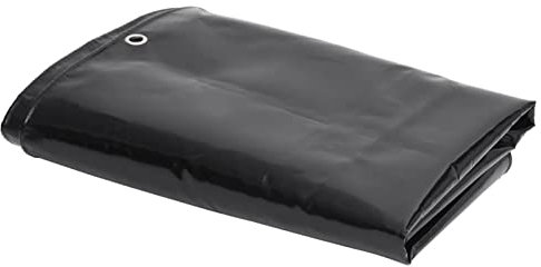 ShGaxin Abdeckplane 650 g/m² 3x5 m Schwarz, Gewebeplane, Plane Wasserdicht, Abdeckfolie, Bauplane, Tarpaulin, Allzweckplane, Gartenplane, Zeltplanen - 151352