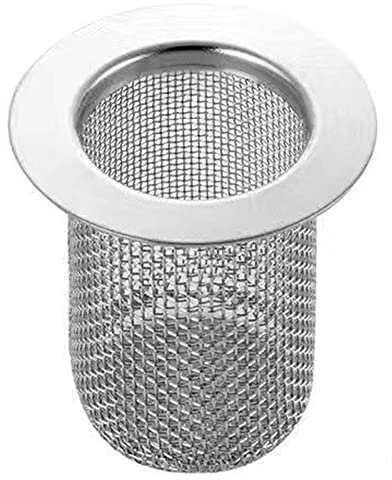 Filtro di scarico per lavandino del bagno, in acciaio inox, filtro per capelli, tappo per lavandino del bagno, filtro di scarico per lavandino del bagno, scolapiatti per vasca da bagno