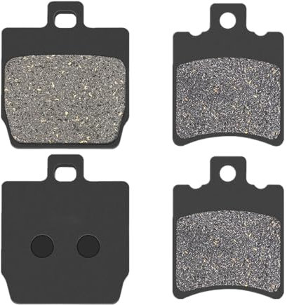 AHL Moto Pastiglie Freno Anteriori e Posteriori Kit per Aerox 4 NS 50 F 2014-2018, NS 50 Aerox (Naked) 2T 2013-2016, MBK YQ 50 Nitro 1997-2010, YQ 50 Nitro Naked 2006-2010 010
