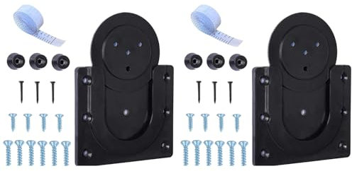 Tuesoa 2X Wall Mounted Dartboard Holder Dartboards Mounting Bracket DartBoard Suspensions Stand Set Accessorys Holder