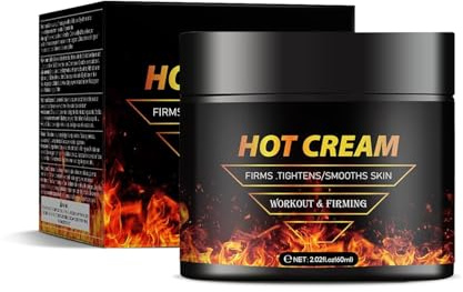 Crema Hot Sweat, Crema Brucia Grassi Attivatore del Sudore per Allenamento, Trattamento Anticellulite Dimagrante per Cosce, Gambe, Braccia e Glutei