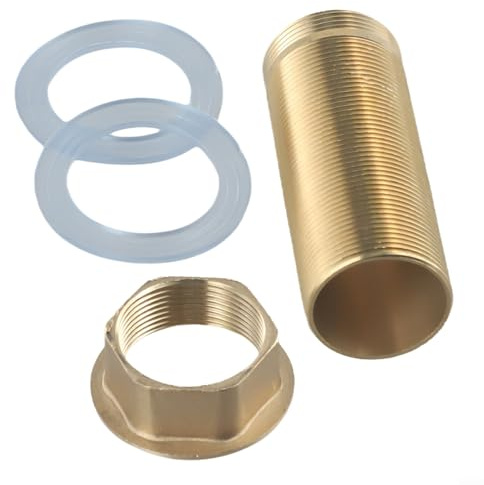 Jonikuper Reparatur-Set für Küchenarmatur, Wasserhahn, Gewinde-Messing-Rohrmuttern, Montageteile, Muttern, Kupferrohr M32, für Küche, Waschbecken (M32–80 mm)