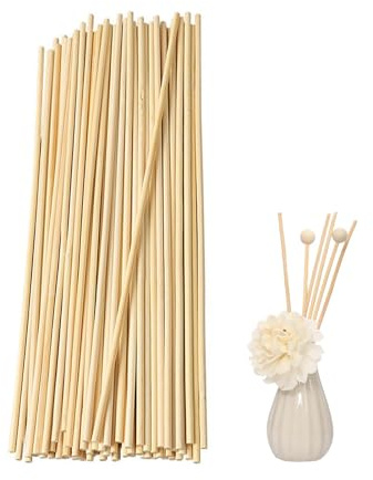 100 PCS Wooden Dowel Sticks Set, 300mm X 3mm Craft Pegs for DIY Model Making, Home Decor and Furniture Assembly