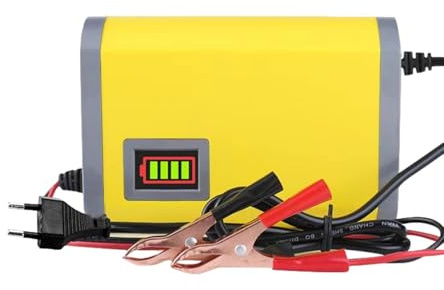Caricabatteria da moto per la cura delle batterie – 12 Volt caricatore e mantenimento per batterie moto | Dispositivo di manutenzione della batteria e caricatore di mantenimento – per viaggi su strada