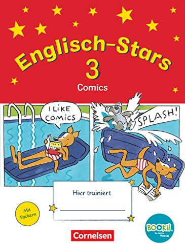 Englisch-Stars - BOOKii-Ausgabe - 3. Schuljahr: Übungsheft Comics - Mit Lösungen