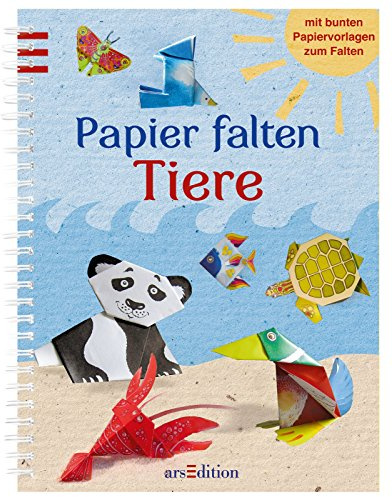 Papier falten Tiere: mit bunten Papiervorlagen zum Falten