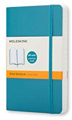 Moleskine Notizbuch, Pocket, Liniert, Soft Cover, Unterwasser-Blau