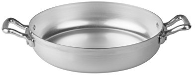 Agnelli Pentole Padella Family Cooking in Alluminio con 2 Manici, Diametro 28 cm, Metallo, Argento