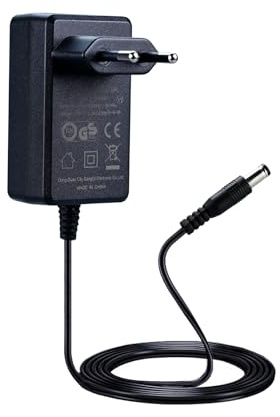 JOYLIT Alimentation 12V 2A, Transformateur 100V-240V à 12 Volt 24W avec Prise EU, Adaptateur AC DC 12V 2000mA pour Ruban LED, LCD, Moniteur TFT, Routeur, Radio-réveil