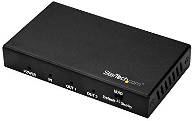 StarTech.com Répartiteur HDMI 1 entrée 2 sorties - HDMI 4K 60 Hz - HDR (ST122HD202)