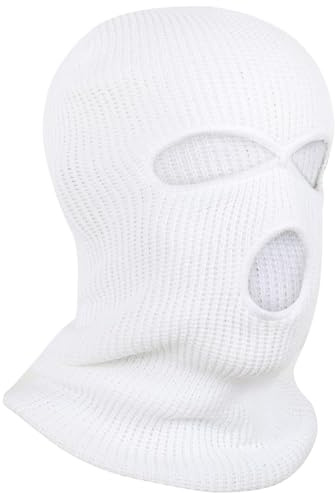 TRIXES Herren-Balaclava - 3-Loch - ideales Fahrrad - und Motorradzubehör - Thermomaske Wintermaske Nackenwärmer Skimaske Sturmhaube - Einheitsgröße