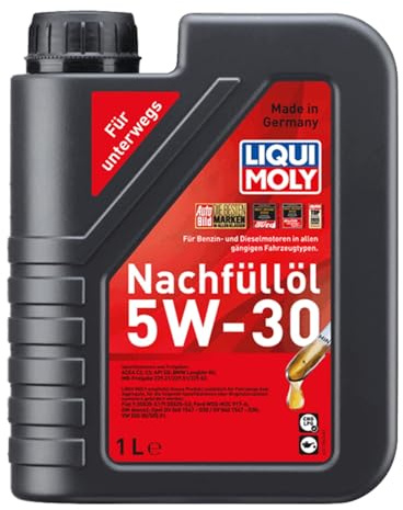 LIQUI MOLY Nachfüll-Öl 5W-30 | 1 L | Synthesetechnologie Motoröl | Art.-Nr.: 21286