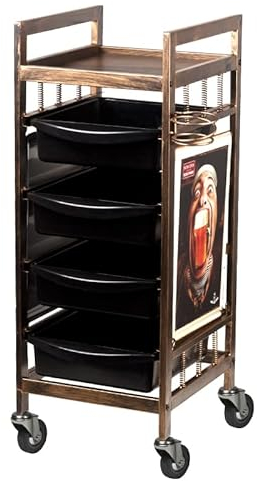 ACTIVESHOP Gabbiano Friseurwagen Rollwagen Trolley Friseurassistant 8-139