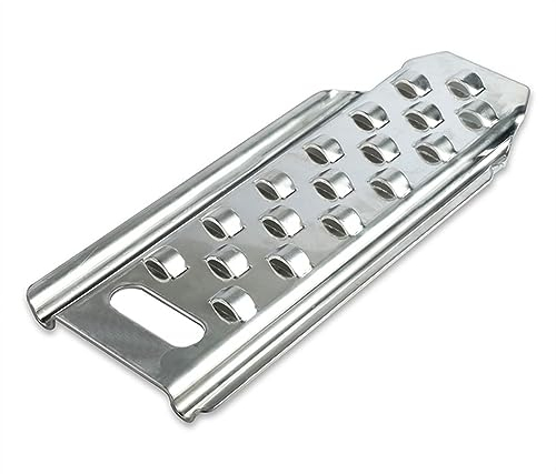 XPLKQXE Recovery Board, Bergungs-Traktionsbretter, Gripmatte, Anfahrhilfe, Reifentraktionsmatten LKWs, Reifengriffhilfe Die Schnee-Schlamm-Sand-Rettung (Farbe : Silver-2pcs, Größe : 1000x205mm)