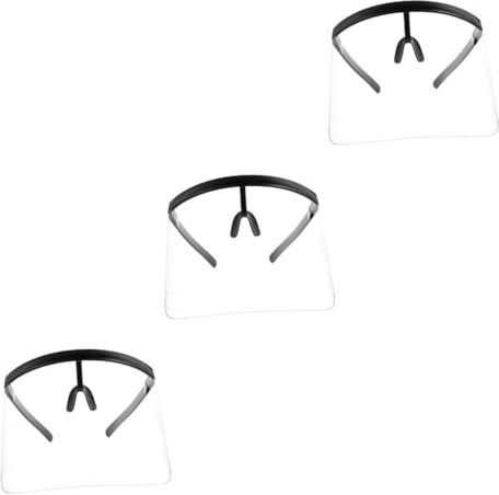 Sosoport 3 Stk Sonnenmaske Arbeitsbrille Arbeitsmundschutz Schutzbrillen-gesichtsabdeckung Gesichtsschutz Für Die Küche Das Tragen Einer Brille Mit Gesichtsvisier Reitbrille Skibrille Mode