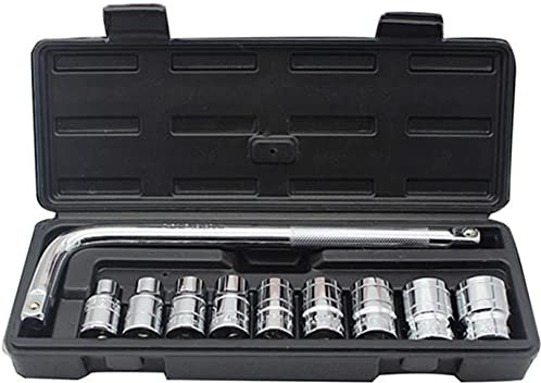 Herramienta de Mantenimiento, Llave dinamométrica de trinquete, combinación de Llaves, Herramientas manuales de reparación automática para Kit de Coche, Juego de Llaves inglesas