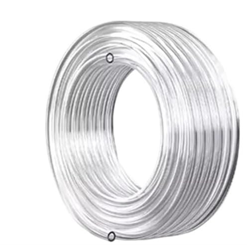 Tuyau d'air pneumatique en polyuréthane, 10M/20M/50M/100M, 4mm, 6mm, 8mm, 10mm, 12mm, pour compresseur (Color : Transparent 10m, Size : 6x4mm)
