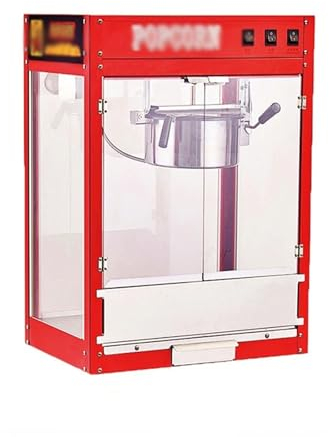 XNZJHPP Máquina de Palomitas Máquina de Palomitas Puesto Máquina de Palomitas eléctrica automática Que Fluye Máquina de Palomitas máquina de Cine Fabricante de Palomitas