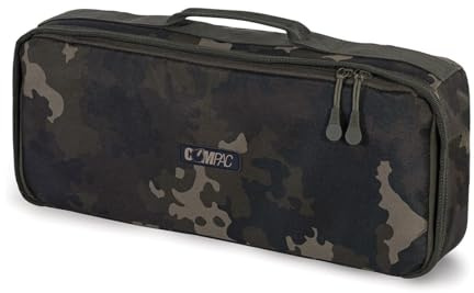 Korda Carp Porter Compac CPK011 Batterietasche, Dark Kamo, große Aufbewahrungstasche für Angelzubehör