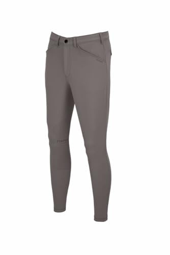Pikeur New Rodrigo Pantalon d'équitation pour homme avec genoux Gris acier 17 Taille 46