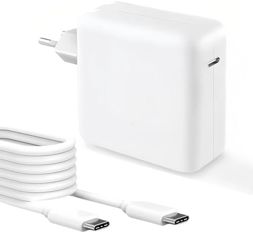 Ladegerät Mac Book 67 W USB – C für Mac Book Air 2020/2019/2018, MacBook Pro 13/14/15/16 Zoll, Acer, ThinkPad, HP und alle USB-Geräte – C mit Kabel 2 m/6,6 F
