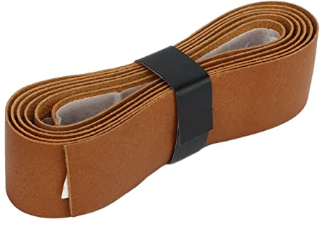 Fydun Griffband für Tennisschläger, Leder, Badmintonschläger, Griffband für Outdoor-Spielplätze, Fitnessstudio, (BROWN)
