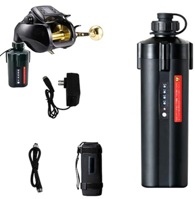 HJGHY 14.8V 10000mAh 3500mAh 5000mAh 7000mAh Electric Fishing Reels Battery 14.8 Volt Electric Reels Replacable Battery for Sea Fishing Electric Fishing Wheel Battery,14.8V 10000mAh