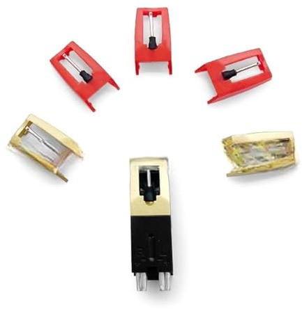 Double Tone Record Player Needle Set for Turntable and Gramophone Hifi Sound Easy Installation