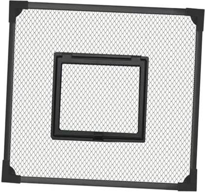 Sharplace Ersatzdeckel für Aquariumdeckel, Selbstmontage, Anti-Sprungnetz-Abdeckung, schwarzes Aquariumdeckel-Zubehör, multifunktional, einzurichten, 30x30cm
