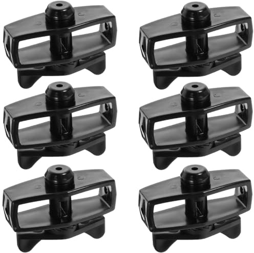 Hemobllo 6 PièCes Tendeur À Cliquet Portable en Abs Noir Outil De Serrage pour ClôTure À Ruban Facile À Utiliser pour Usage Quotidien