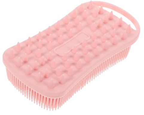 Alipis Brosse de Nettoyage Corporel Silicone Brosse de Bain Éponge de Douche Accessoire de Bain
