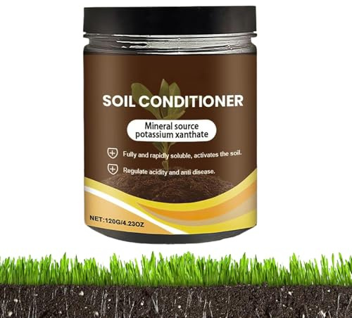 Condizionatore Terreno per Piante da Interno | Potenzia l'Assorbimento dei Nutrienti | Fertilizzante E Attivatore Del Terreno Per Piante In Vaso | per Prato Serra Balcone Fattoria Giardinieri Domestic