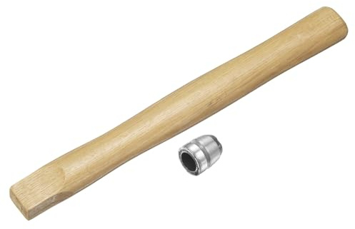sourcing map Wood Sledge Hammer Handle 12.6 Hammer Wooden Replacement Handles with Round Wedges for 2lb Round Octagonal Head Decking Framing Carpentry Construction DIY Sledge Axe Tools