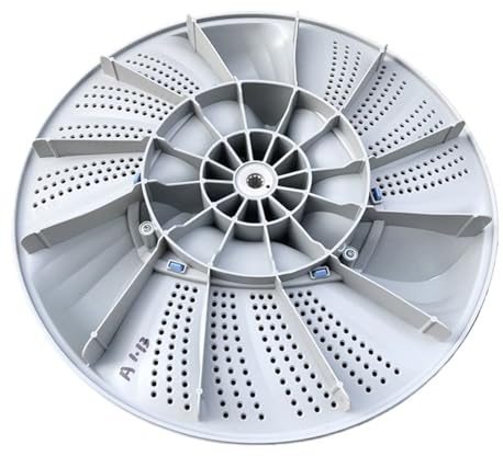 Placa Giratoria De Onda De Hoja De Agua for Lavadora TB90 TB80 TB80/90-6288DC Pulsador 11 Dientes 37,8 Cm, Compatible Con Sello De Puerta De Repuesto LG(TB90)