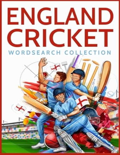 England Cricket Wordsearch Collection: English Cricketing Batsman, Bowlers, Fielders, Captains, Heroes and Legends Word Search Puzzles!