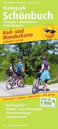 Publicpress Rad- und Wanderkarte Naturpark Schönbuch 1:25.000: Rad- und Wanderkarte mit Ausflugszielen, Einkehr- & Freizeittipps, Tourenvorschlägen, ... 1:25000 (Rad- und Wanderkarte: RuWK)
