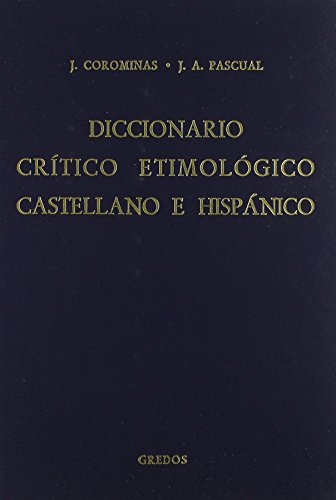 Diccionario crítico etimológico castellano e hispánico 1 (A-CA): 041