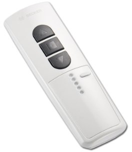 Becker 5-Kanal Handsender Centronic EasyControl EC545-II, weiß, Markisen- und Rollladensteuerung