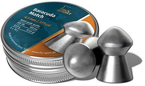 H&N Sport, H&N DIABOLO BARACUDA MATCH 4.50MM 0.69G (400) Unisex adulto, Vari, 4,50