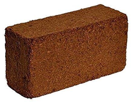 Noix de coco Coco Brique 650 g – Naturel Additif au Terreau en pleine Croissance Medium pour mélange de rempotage, DE semis, WORM Parure de lit et hydroponie