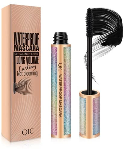 4D Seide Schwarz Faser Wimperntusche Sternenhimmel Wasserdicht Lange Curling Makeup Wimpernverlängerung Dick Verlängern Kosmetik