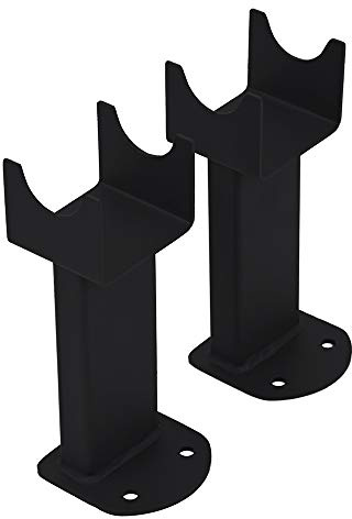 MILANO Radiator Floor Mounting Feet Black