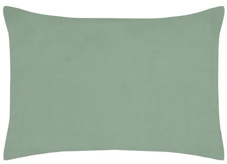 STOF - Kopfkissenbezug, Größe 50 x 70 cm, Baumwollperkal, 100% Baumwolle, Öko-Tex Zertifiziert, Farbe Grün, Modell Elysée - Bettwäsche für Zuhause