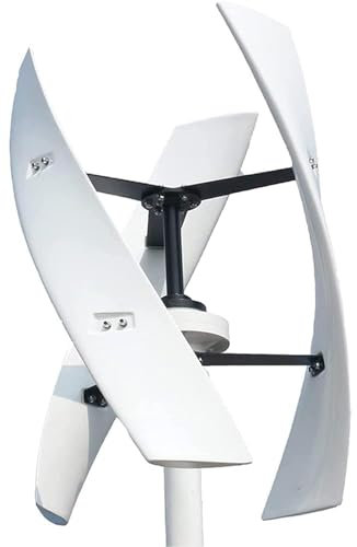 HENGCMM Vertical Axis Wind Fan Power Generator Complete Kit 12v 24v 48v with MPPT Controller Portable Wind Power Turbine Generator Kit for Terrace Marine Motor Home Chalet Boat,9000W-12V