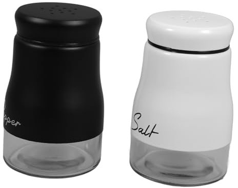 Mobestech 2stücke Teiliges Gewürzstreuer Aus Portable Salz Und Pfefferflasche Mit Halterung Für Küche Und Outdoor Für Camping Und Reisen Einfach Dosierbar Und Wiederverwendbar