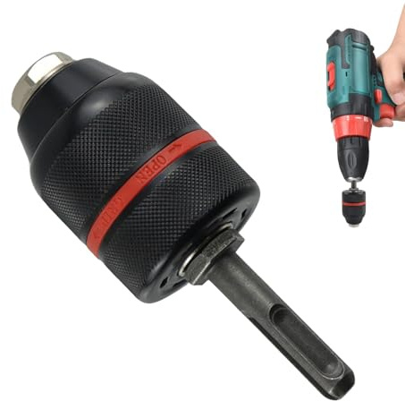 SDS-Spannfutteradapter und Bohrfutter-Umrüstadapter - Selbstsicherndes Bohrfutter Mit 1,5-13 mm Adapter, Bohrwerkzeugaufsatz, SDS-Adapterzubehör