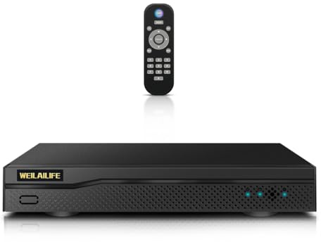 Registratore DVR HD 8CH da 5 MP per sistema di telecamere di sicurezza domestica, videoregistratori digitali ibridi CCTV 5 in 1 per telecamere di sorveglianza AHD/analogiche/TVI/CVBS/IP (HDD non