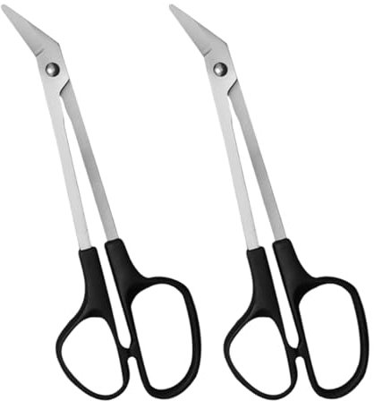 Confezione Da 2 Forbici a Manico Lungo, Strumenti Per Manicure e Bellezza, Prodotti Per La Cura Delle Unghie Dei Piedi
