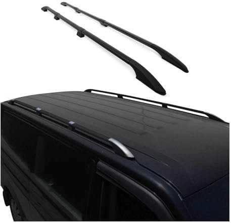 Barres de Toit longitudinales pour Peugeot Boxer II 2006-2024 H2 & L3 Alu. Noir